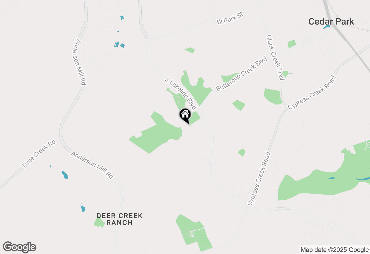 Map of 1604 Hughes Dr, Cedar Park, TX 78613