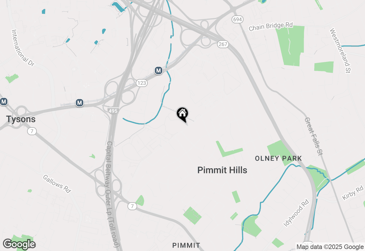Map of 7621 Tremayne Place #303, Mclean, VA 22102