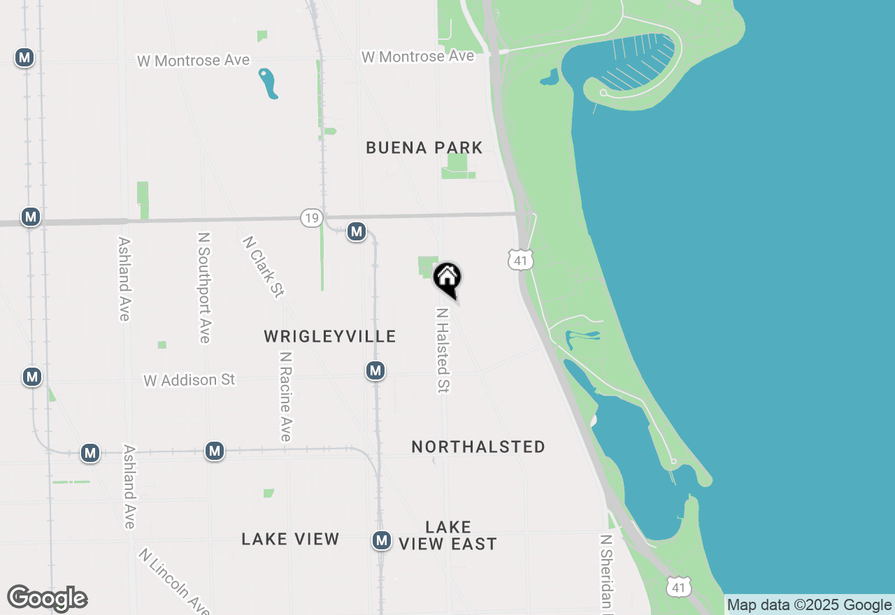 Map of 3751 N Halsted Street #207, Chicago, IL 60613