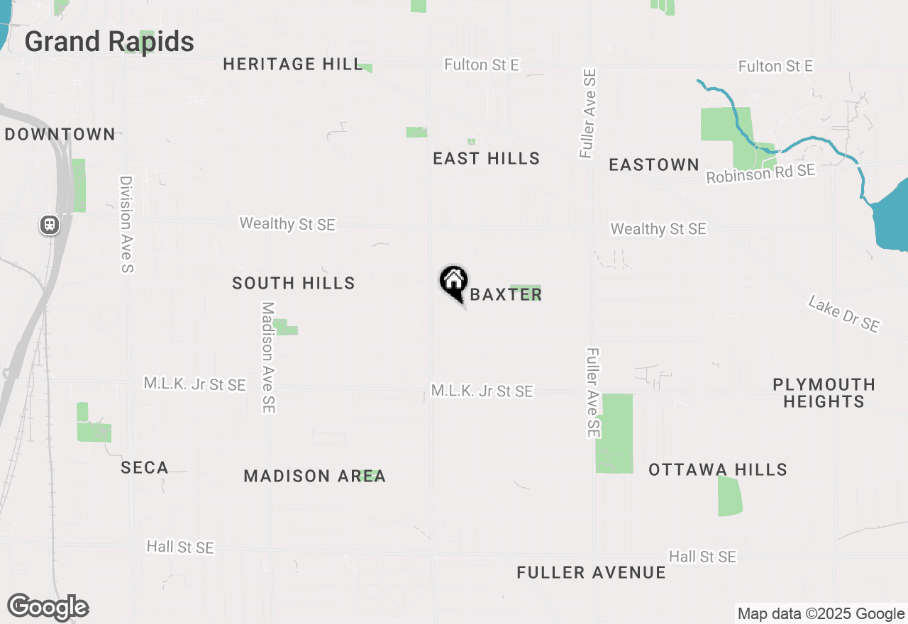 Map of 830 Sherman Street Se, Grand Rapids, MI 49506