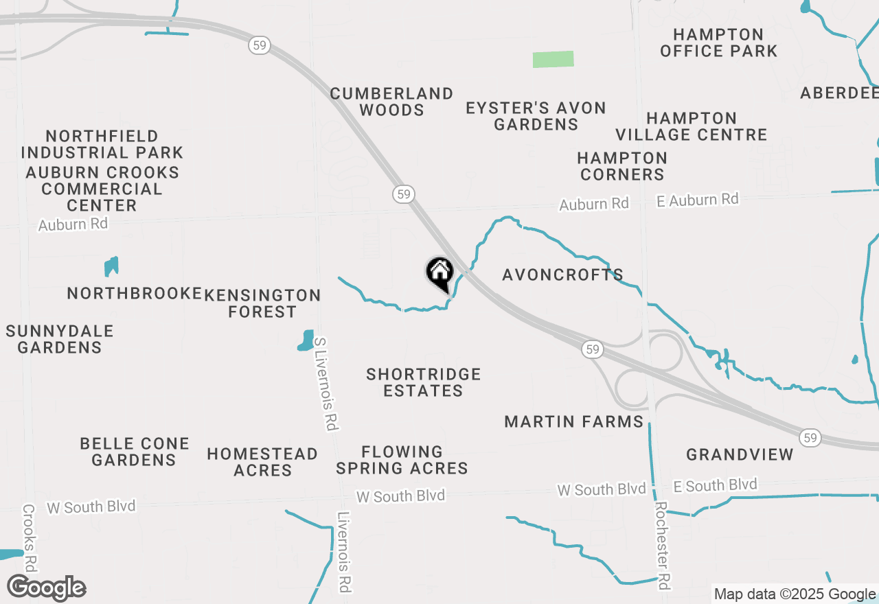 Map of 3459 Hazelton Avenue, Rochester Hills, MI 48316