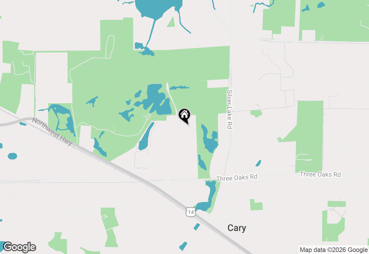 Map of 86 Silver Tree Circle, Cary, IL 60013