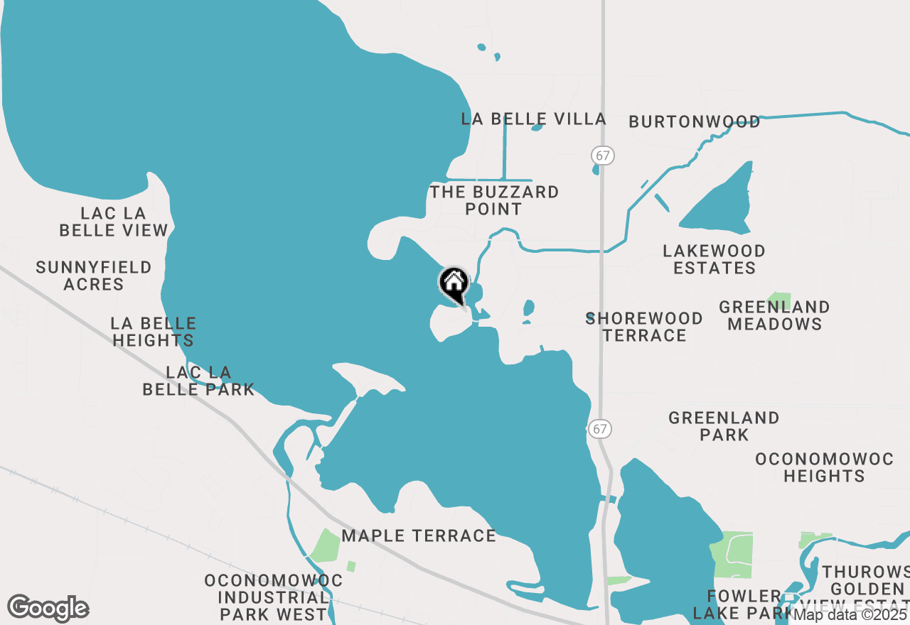 Map of N57W38458 Beggs Isle Dr, Oconomowoc, WI 53066