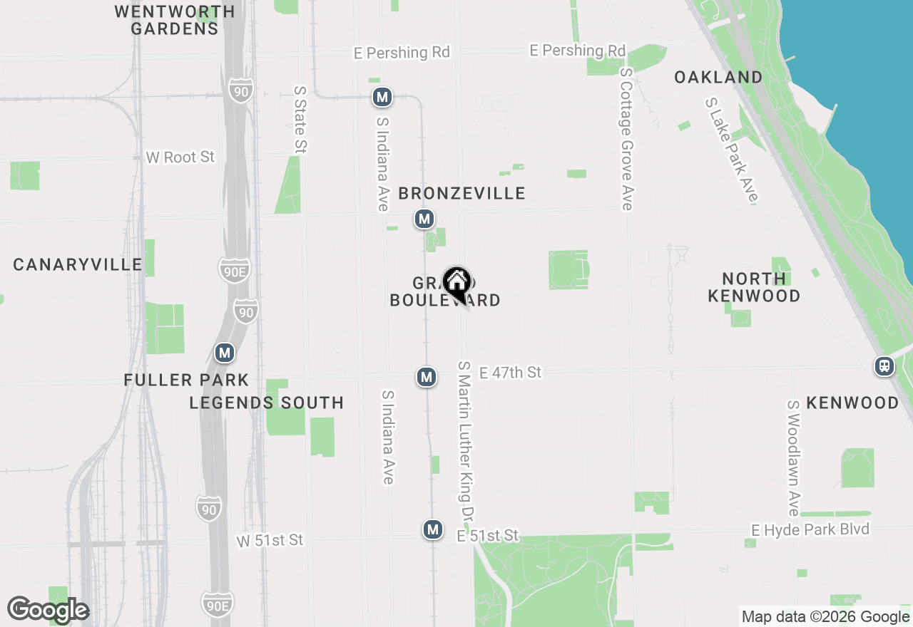 Map of 4528 S King Drive #2, Chicago, IL 60653