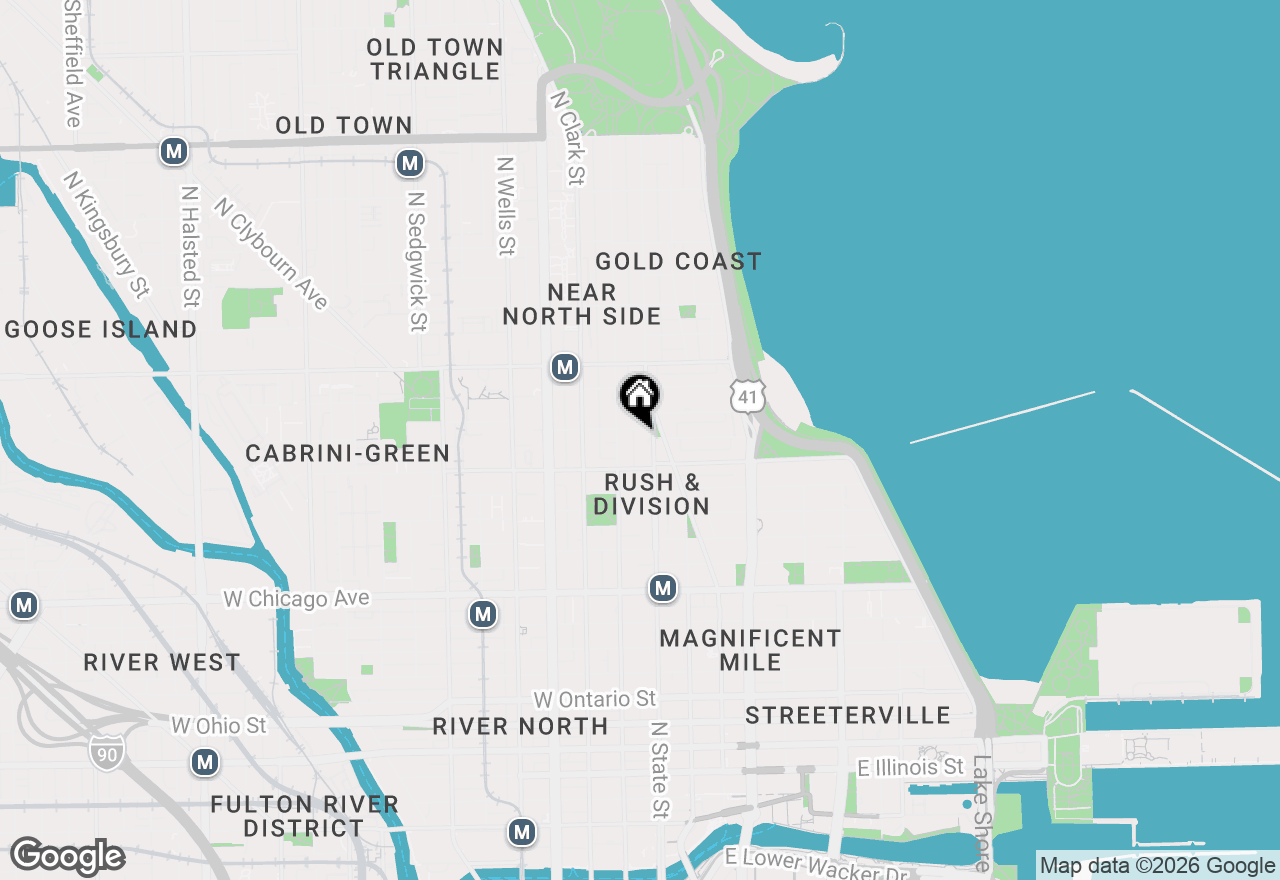 Map of 1050 N State Street, Chicago, IL 60610