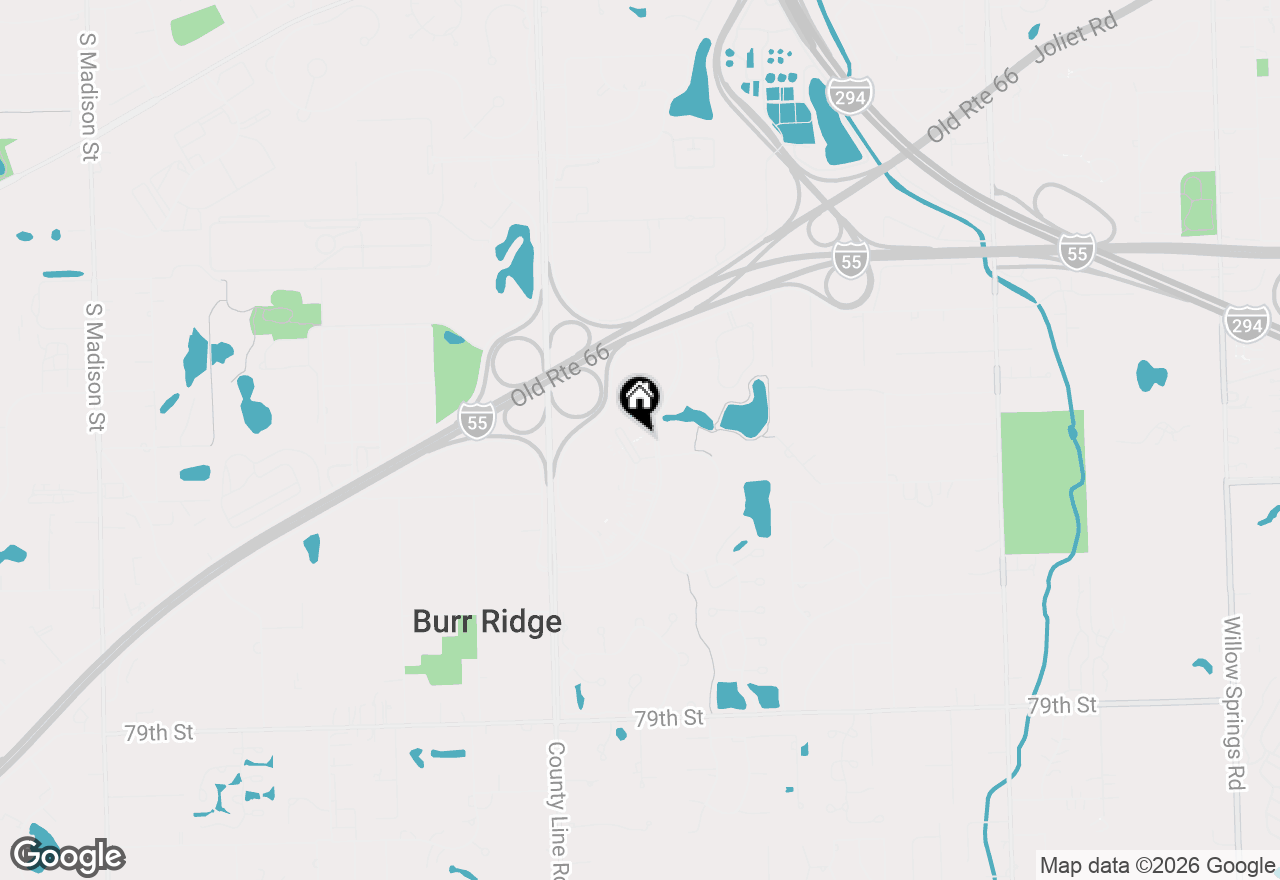 Map of 850 Village Center Drive #419, Burr Ridge, IL 60527