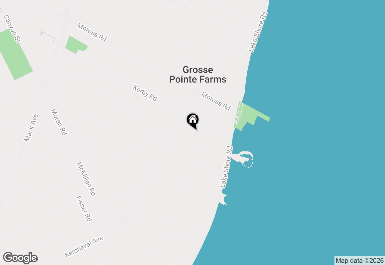 Map of 78 Vendome Road, Grosse Pointe Farms, MI 48236