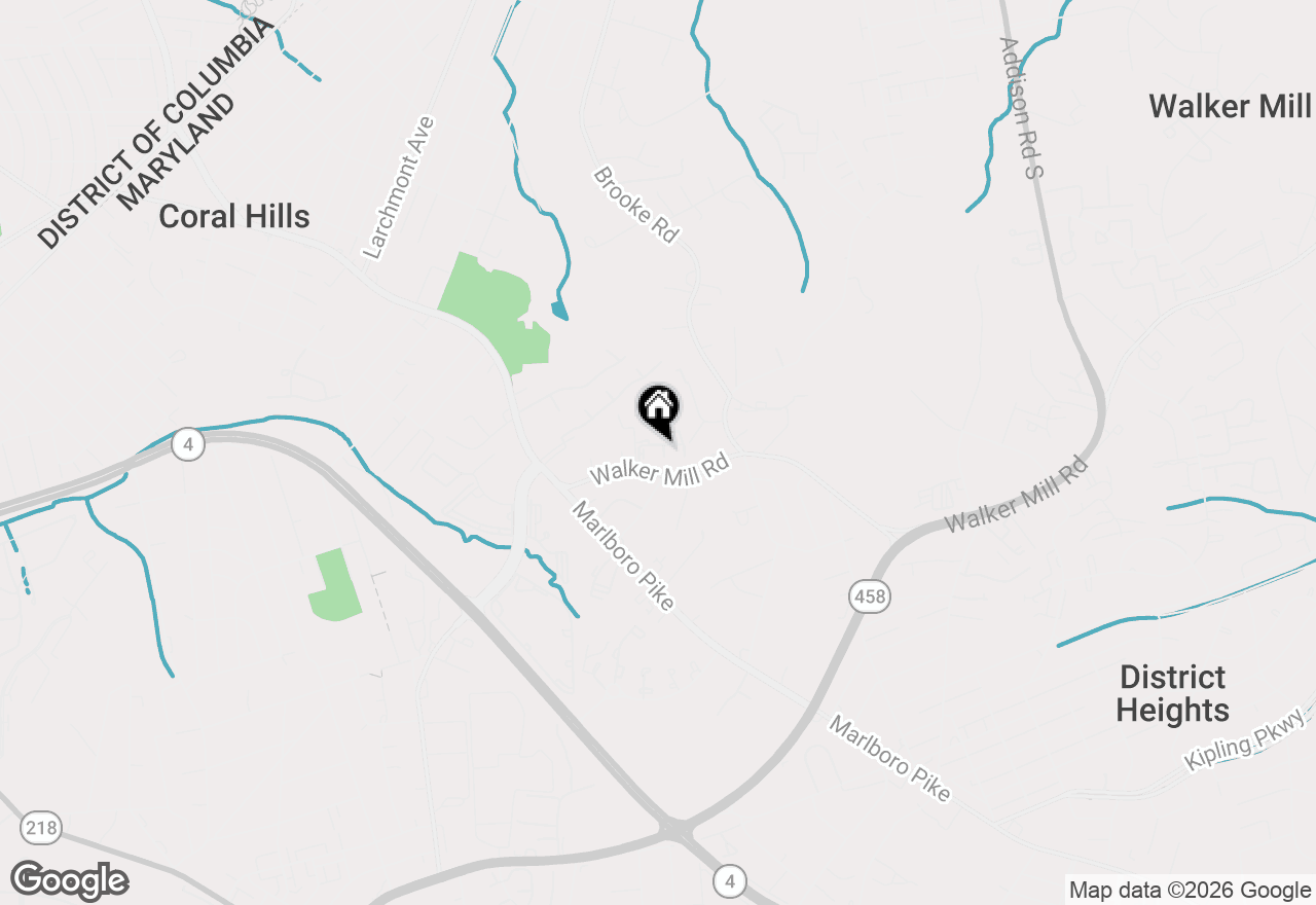 Map of 5605 Larson Court #16, Capitol Heights, MD 20743