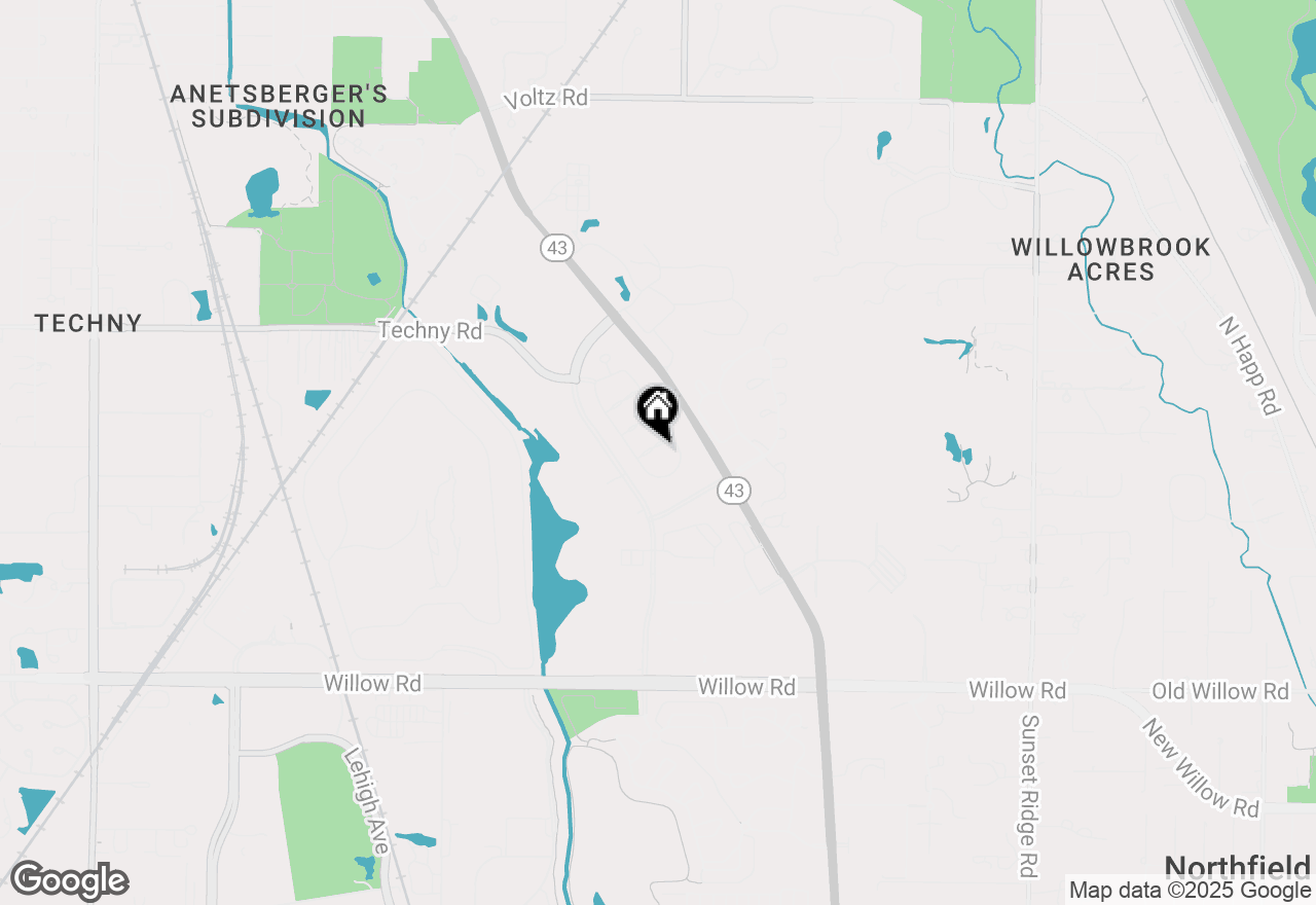 Map of 1147 Morgan Street, Northbrook, IL 60062