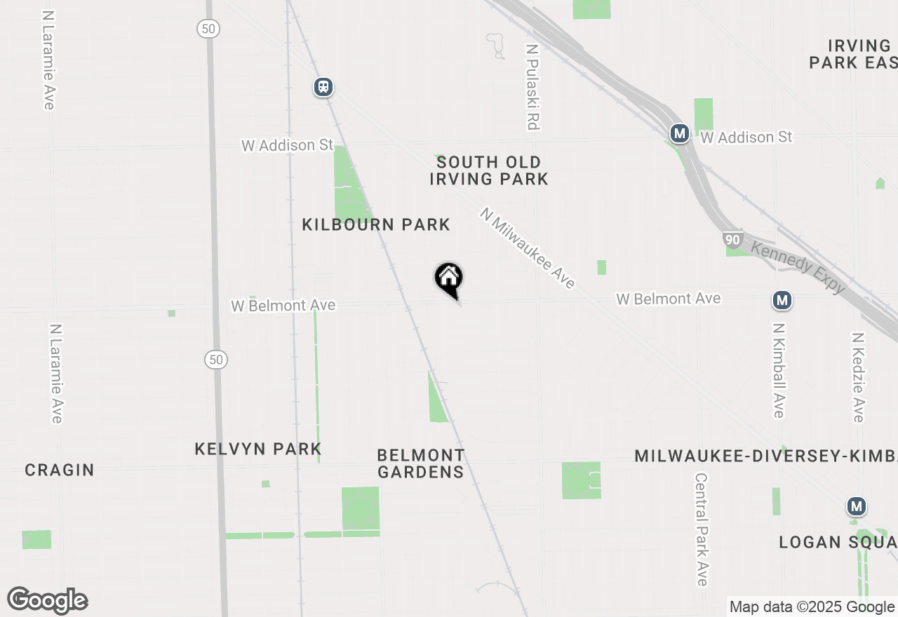 Map of 4177 W Belmont Avenue #103, Chicago, IL 60641