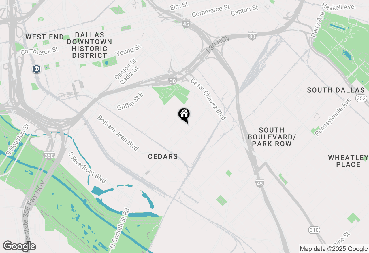 Map of 2007 S Ervay Street #2007-200, Dallas, TX 75215