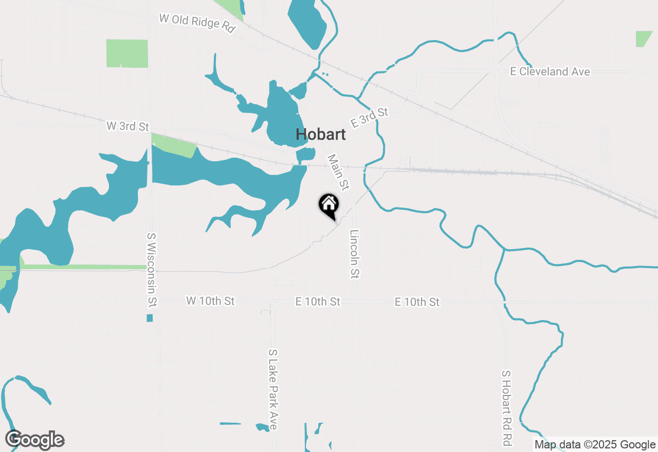 Map of 717 Lake Street, Hobart, IN 46342