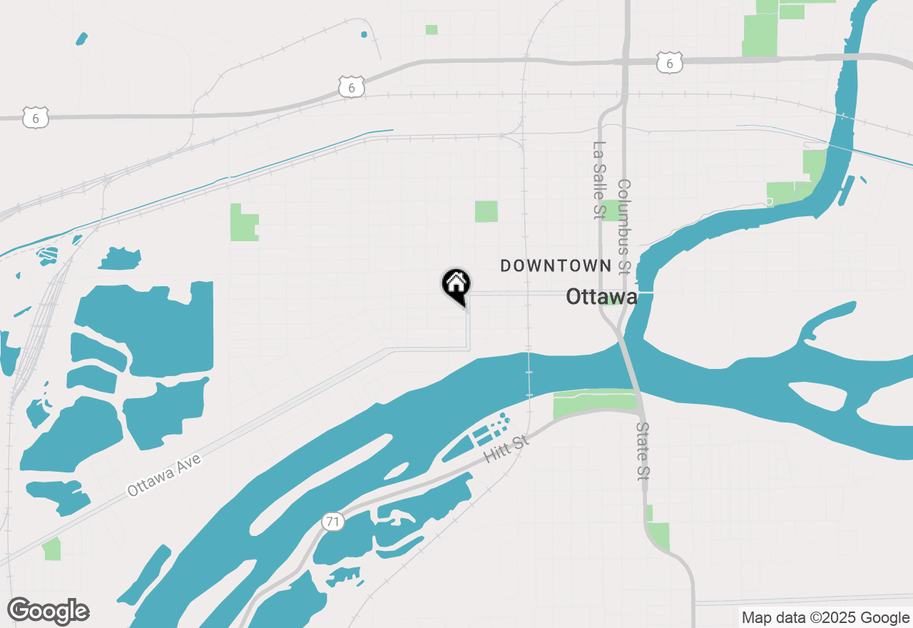 Map of 715 Webster Street, Ottawa, IL 61350