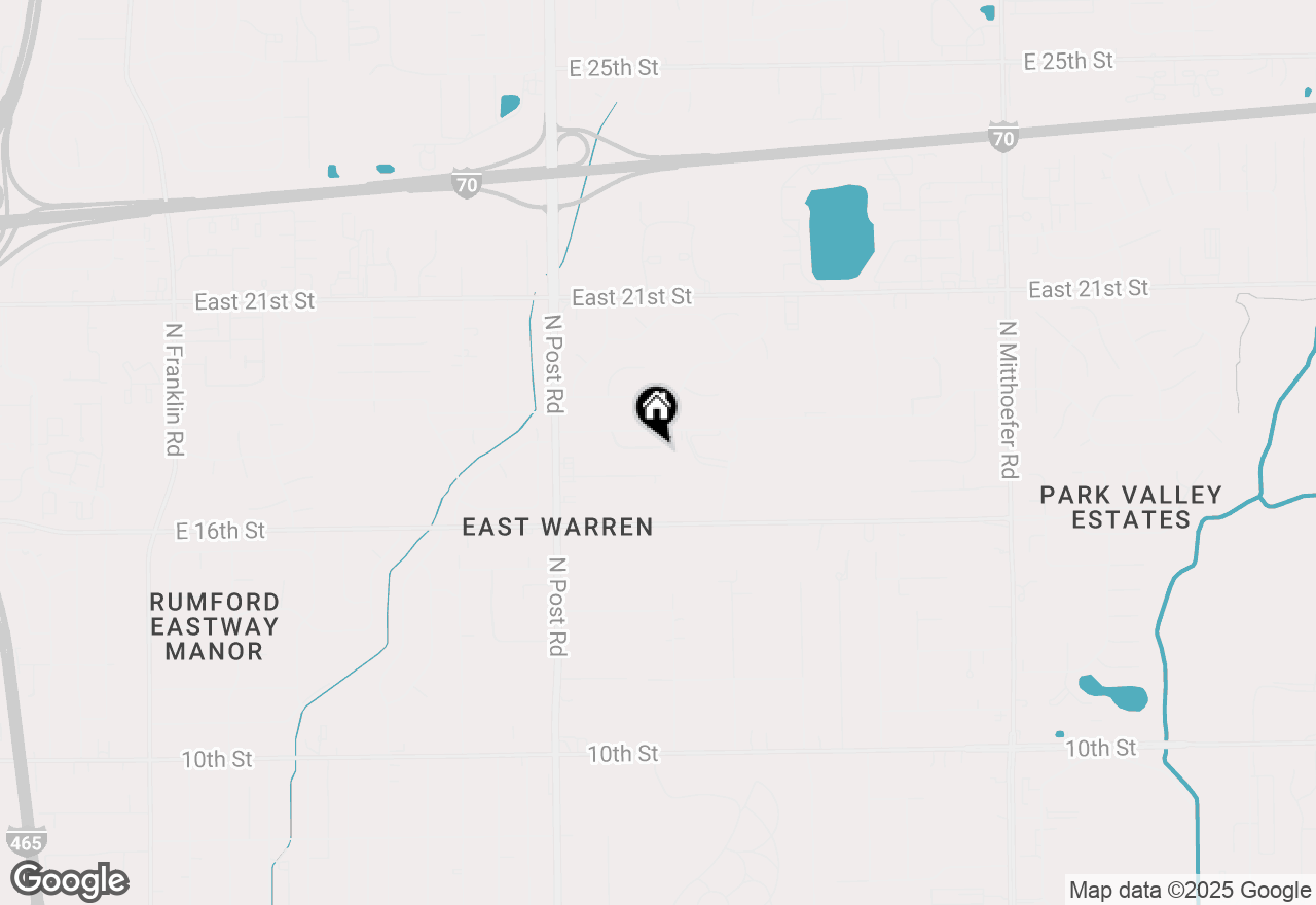 Map of 9125 Auburn Drive, Indianapolis, IN 46229