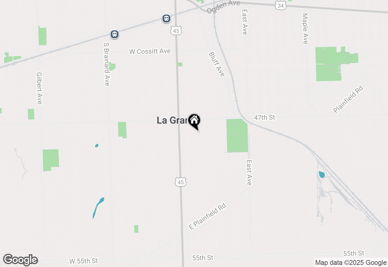 Map of 542 7th Avenue, La Grange, IL 60525