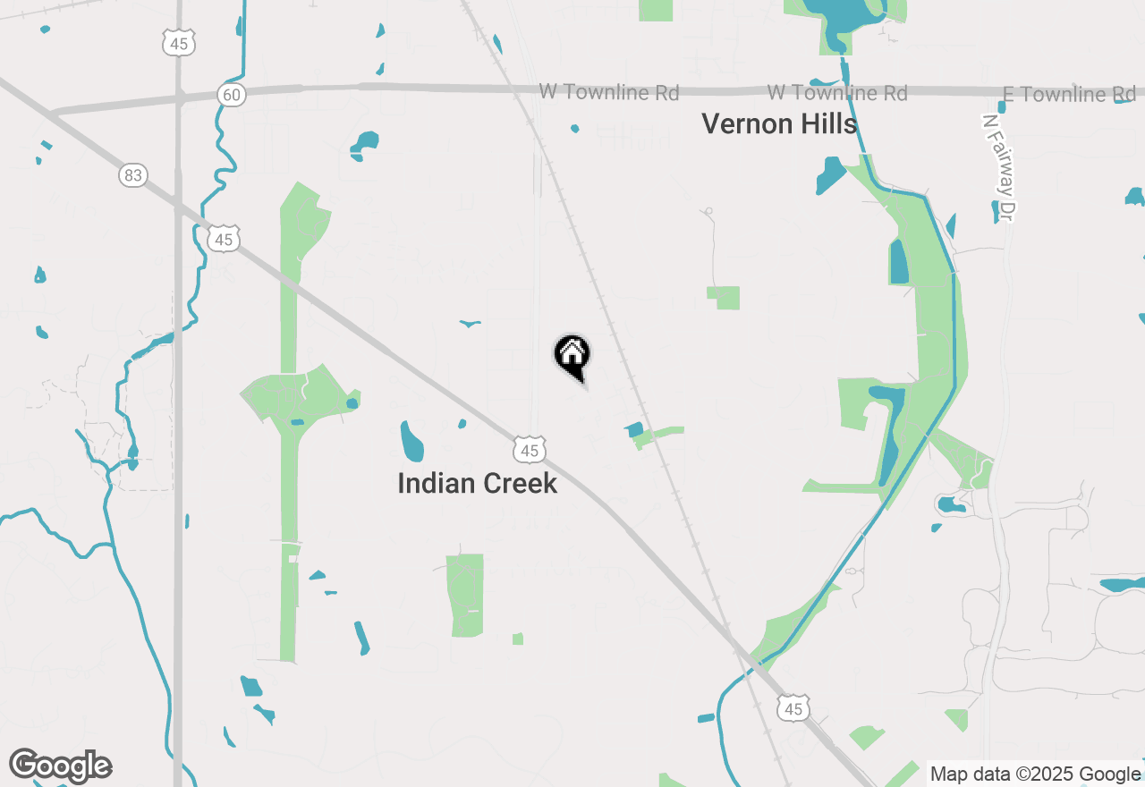 Map of 424 Muirwood Court, Vernon Hills, IL 60061