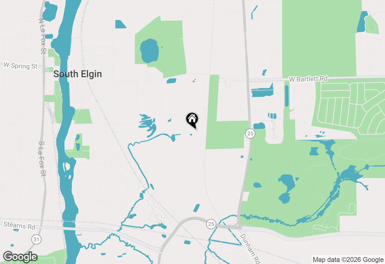 Map of 387 S Pointe Avenue, South Elgin, IL 60177