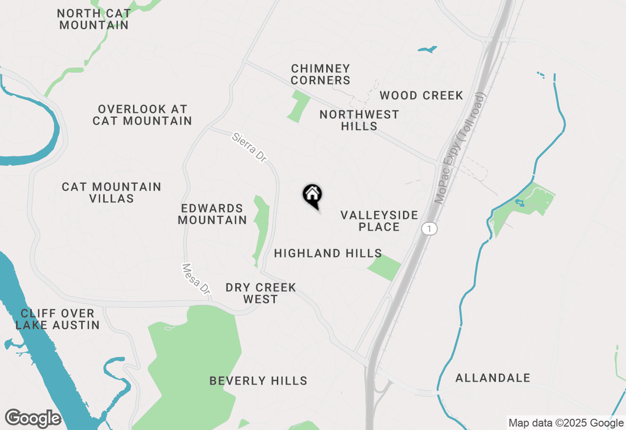 Map of 6203 Shadow Mountain Cv, Austin, TX 78731