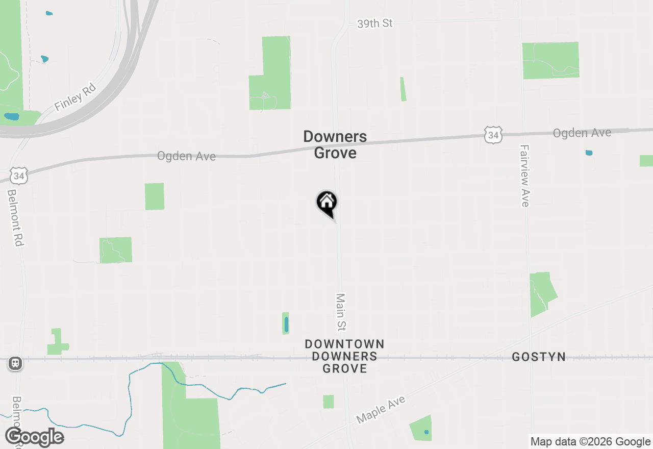 Map of 4541 Forest Avenue, Downers Grove, IL 60515
