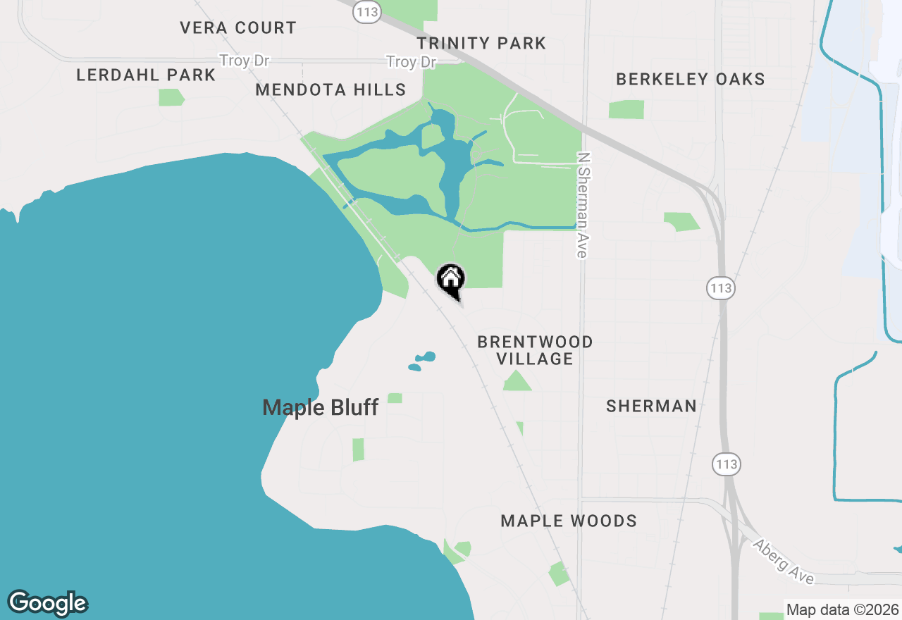 Map of 2110 Sheridan Drive, Madison, WI 53704