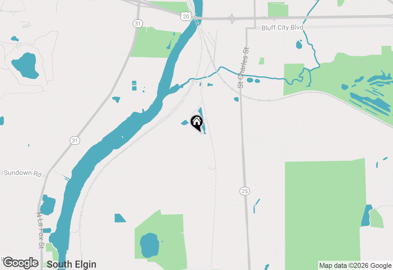 Map of 1474 Deer Pointe Drive, South Elgin, IL 60177