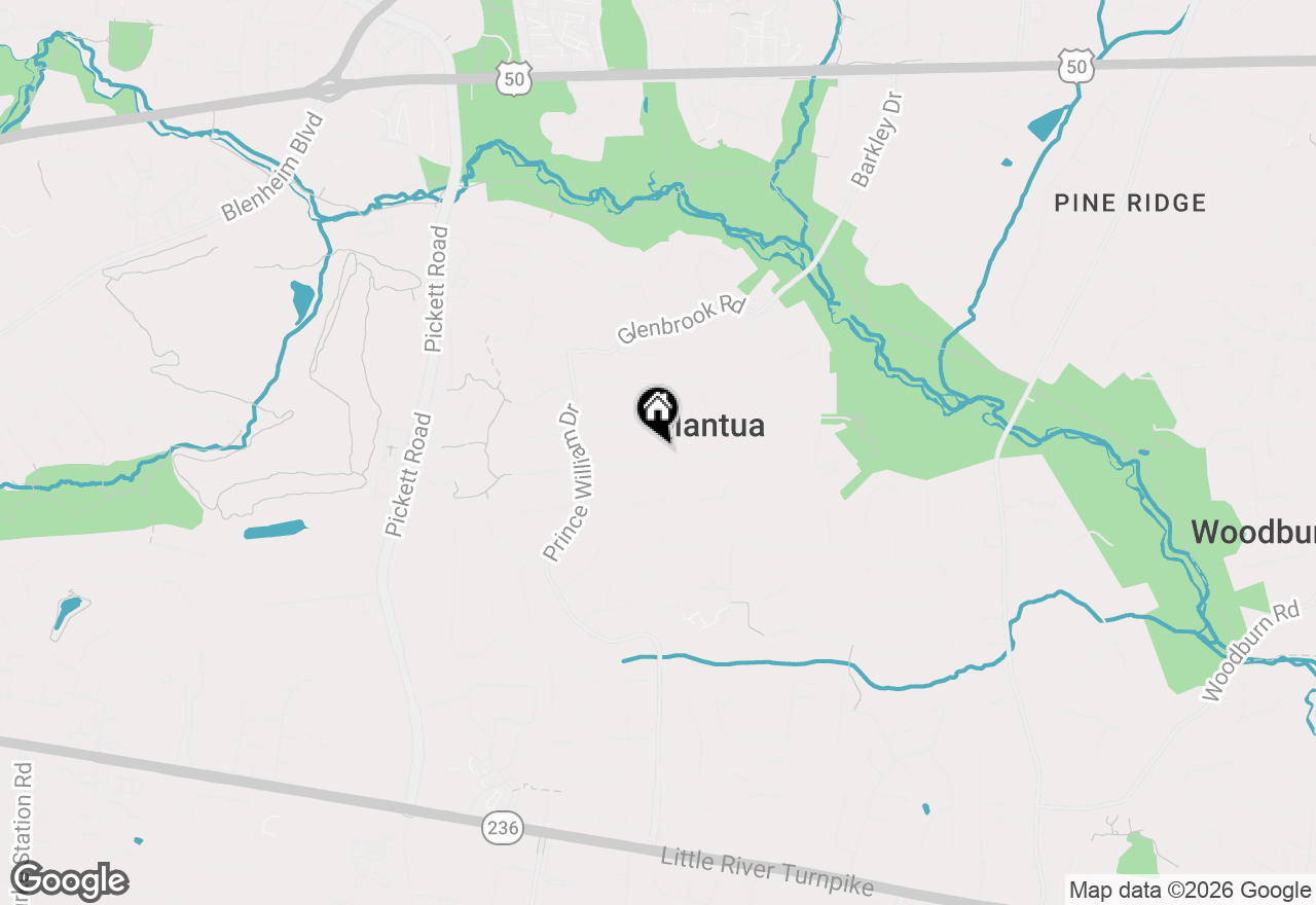 Map of 9116 Hamilton Drive, Fairfax, VA 22031