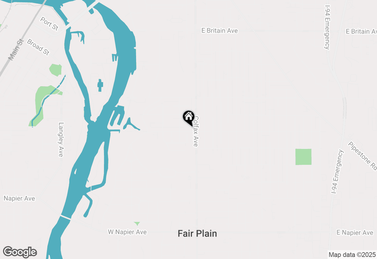 Map of 153 W May Street, Benton Harbor, MI 49022