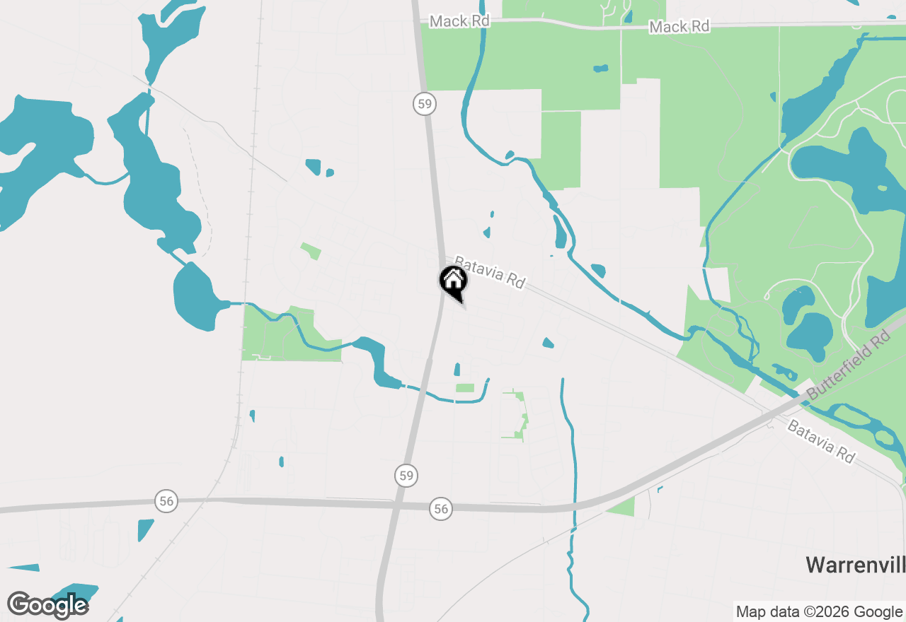 Map of 2S739 Winchester Circle #4, Warrenville, IL 60555