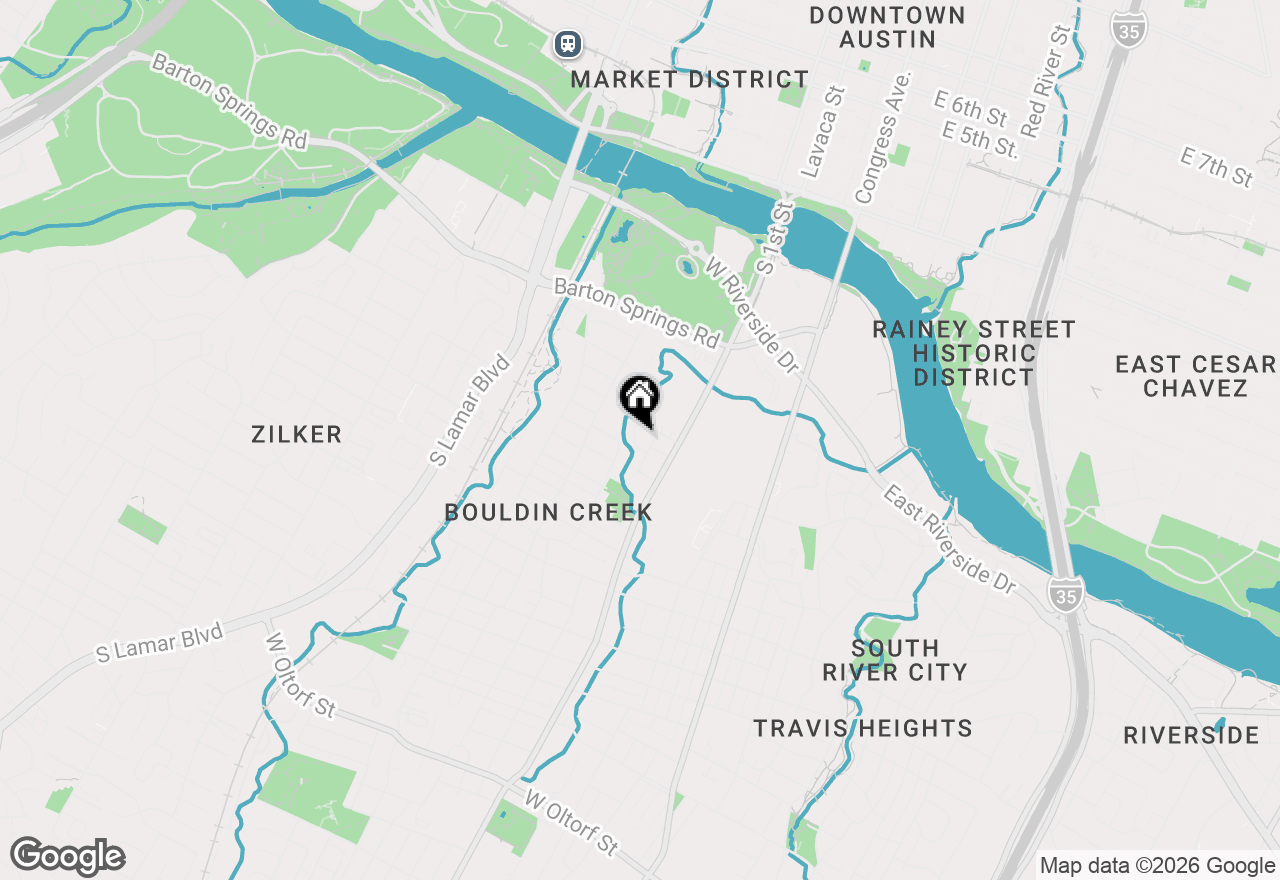 Map of 900 S 2nd St #18, Austin, TX 78704