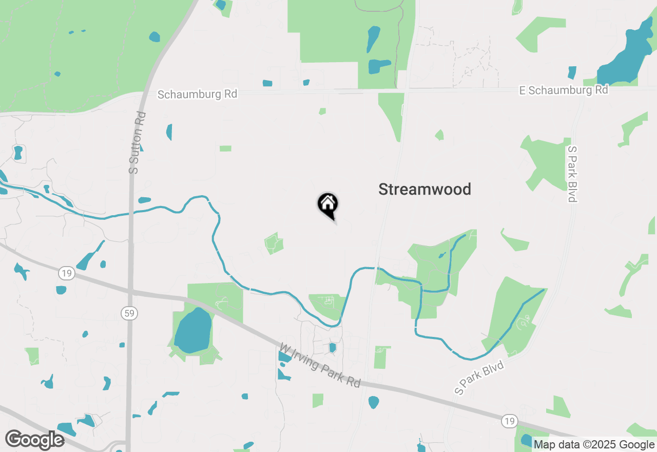 Map of 33 Jackson Lane, Streamwood, IL 60107