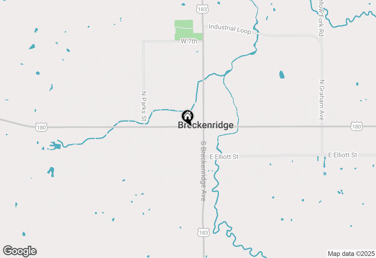 Map of 227 W Walker Street, Breckenridge, TX 76424