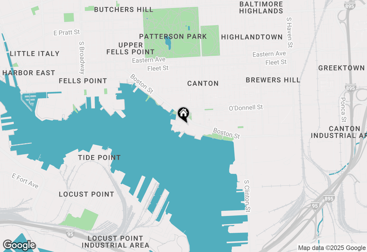 Map of 2702 Lighthouse Point E #722, Baltimore, MD 21224
