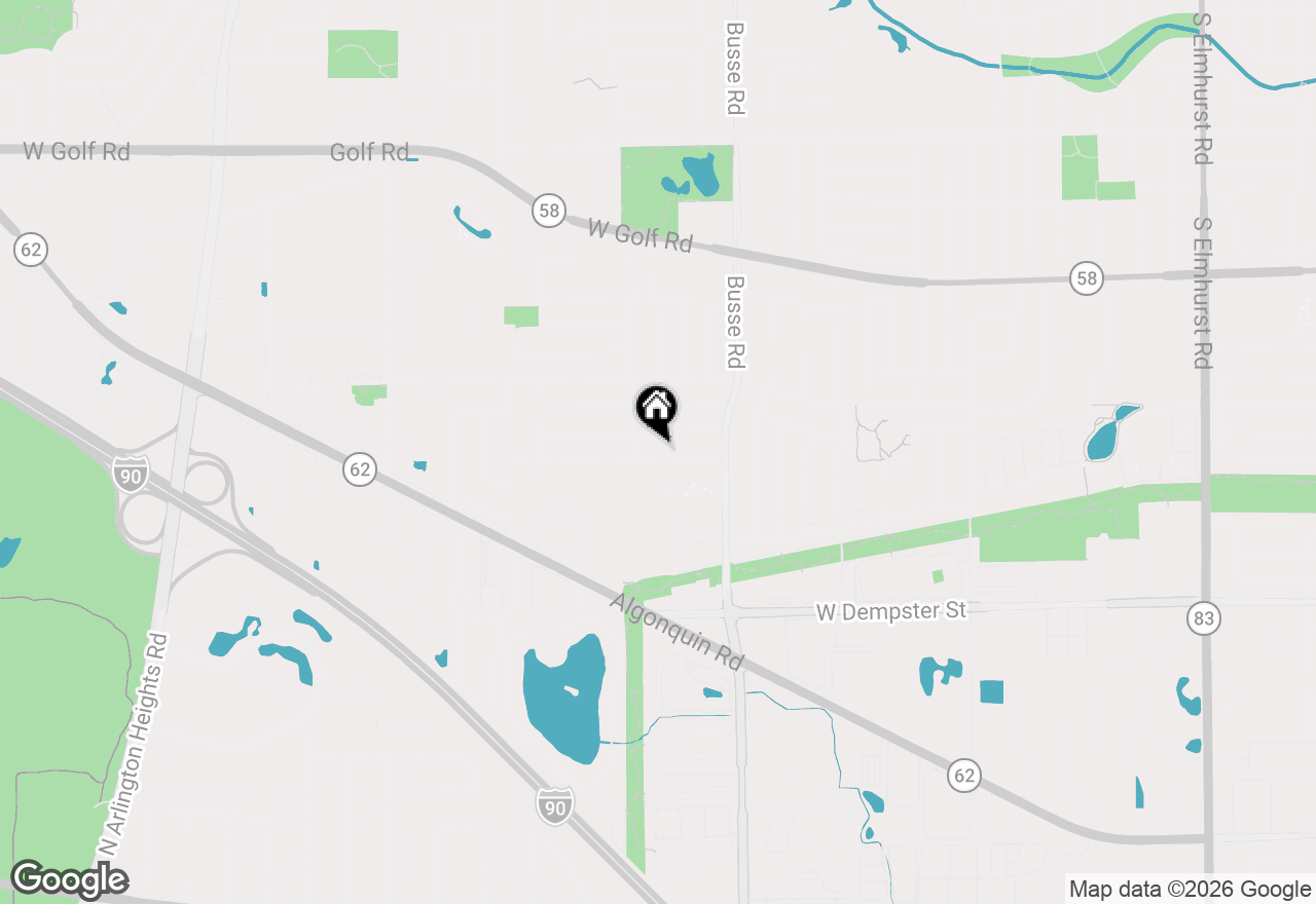 Map of 1722 W Pheasant Trail, Mount Prospect, IL 60056