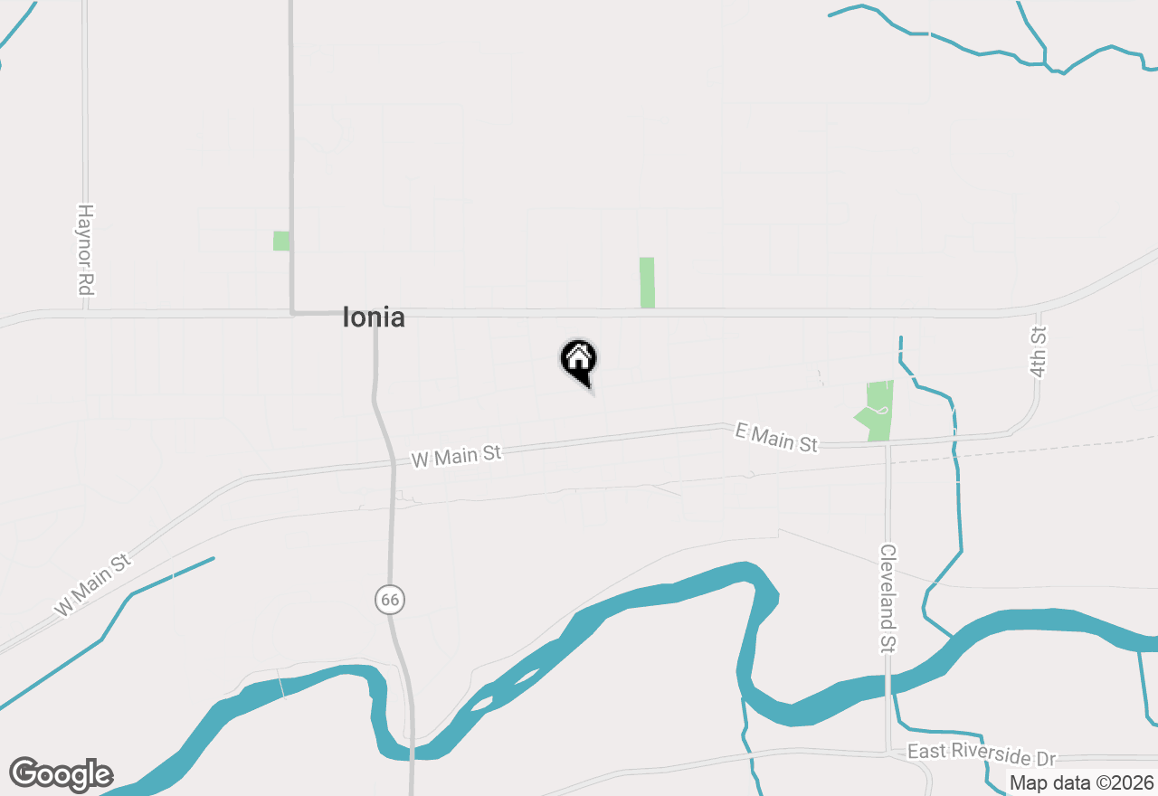 Map of 145 Lafayette Street, Ionia, MI 48846