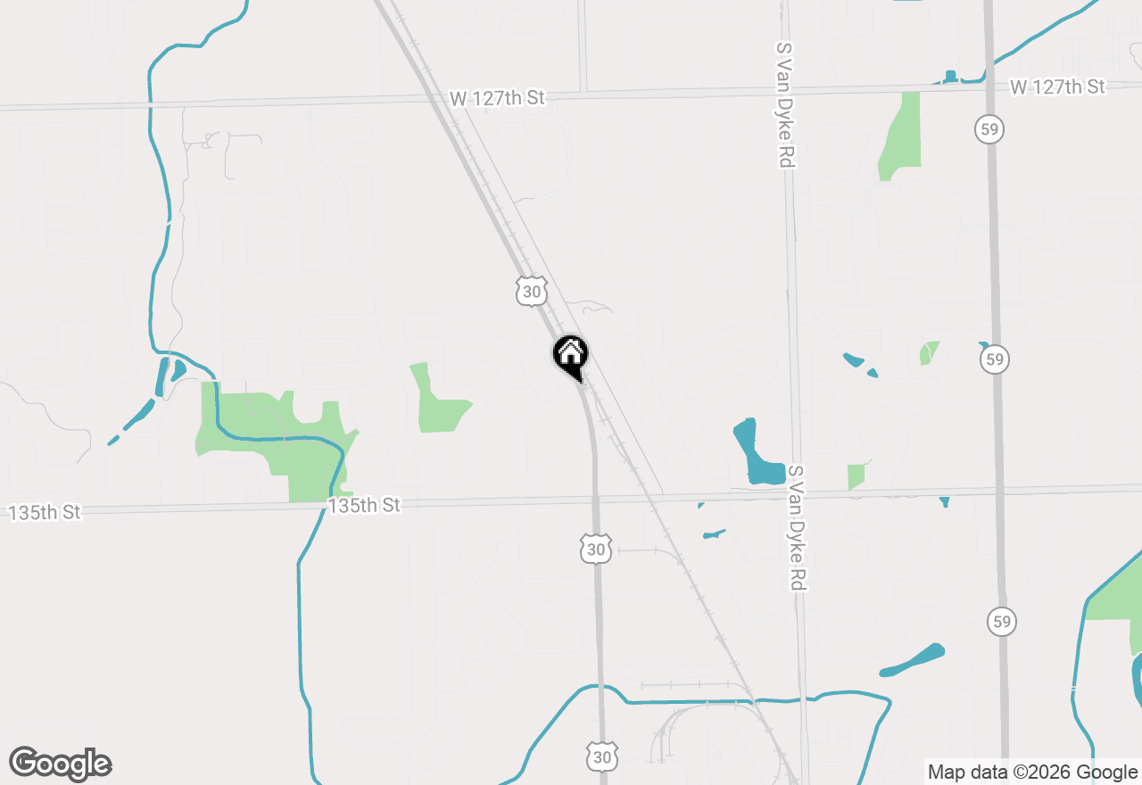 Map of 24805 Vermette Road, Plainfield, IL 60585