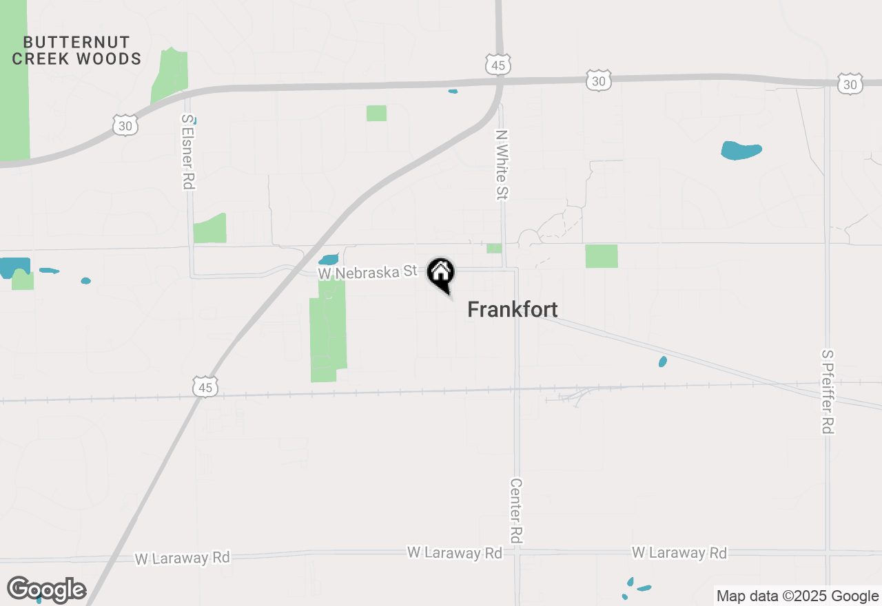 Map of 143 Walnut Street, Frankfort, IL 60423