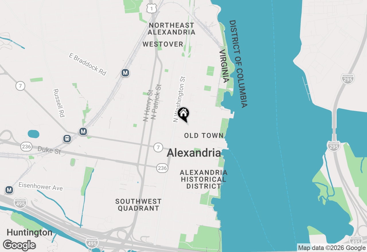 Map of 319 N Saint Asaph Street, Alexandria, VA 22314