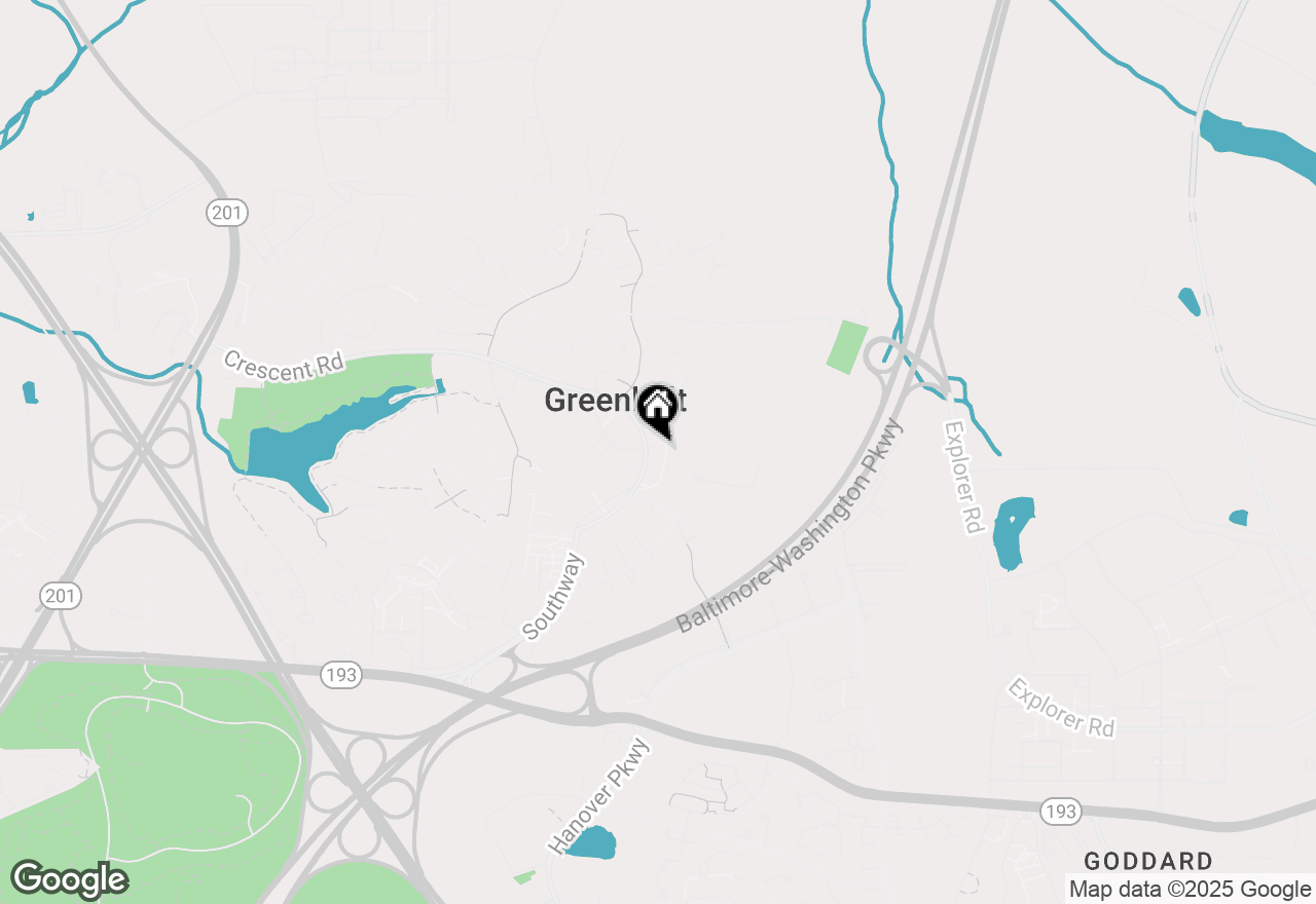 Map of 58 Crescent Road #D, Greenbelt, MD 20770