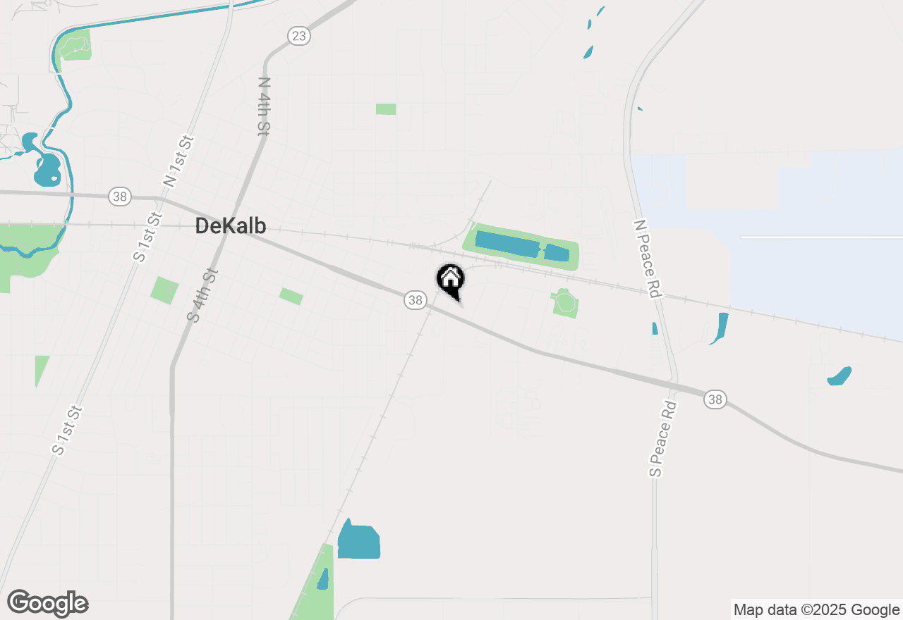 Map of 1305 E Lincoln Highway, Dekalb, IL 60115