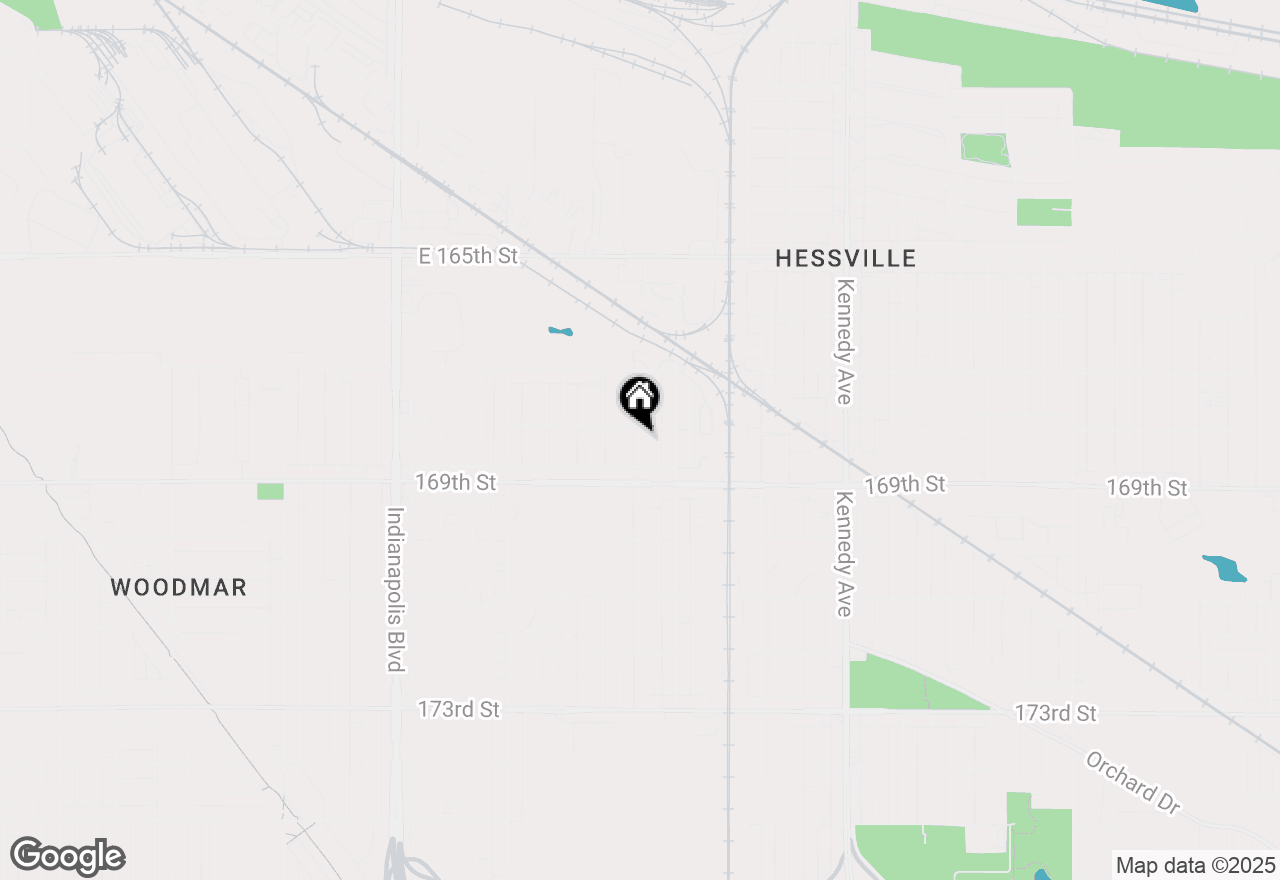 Map of 6814 Schneider Avenue, Hammond, IN 46323