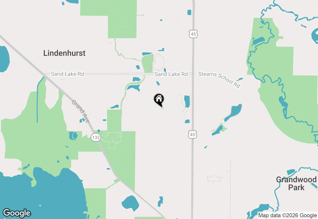 Map of 3103 Falling Waters Lane #3103, Lindenhurst, IL 60046