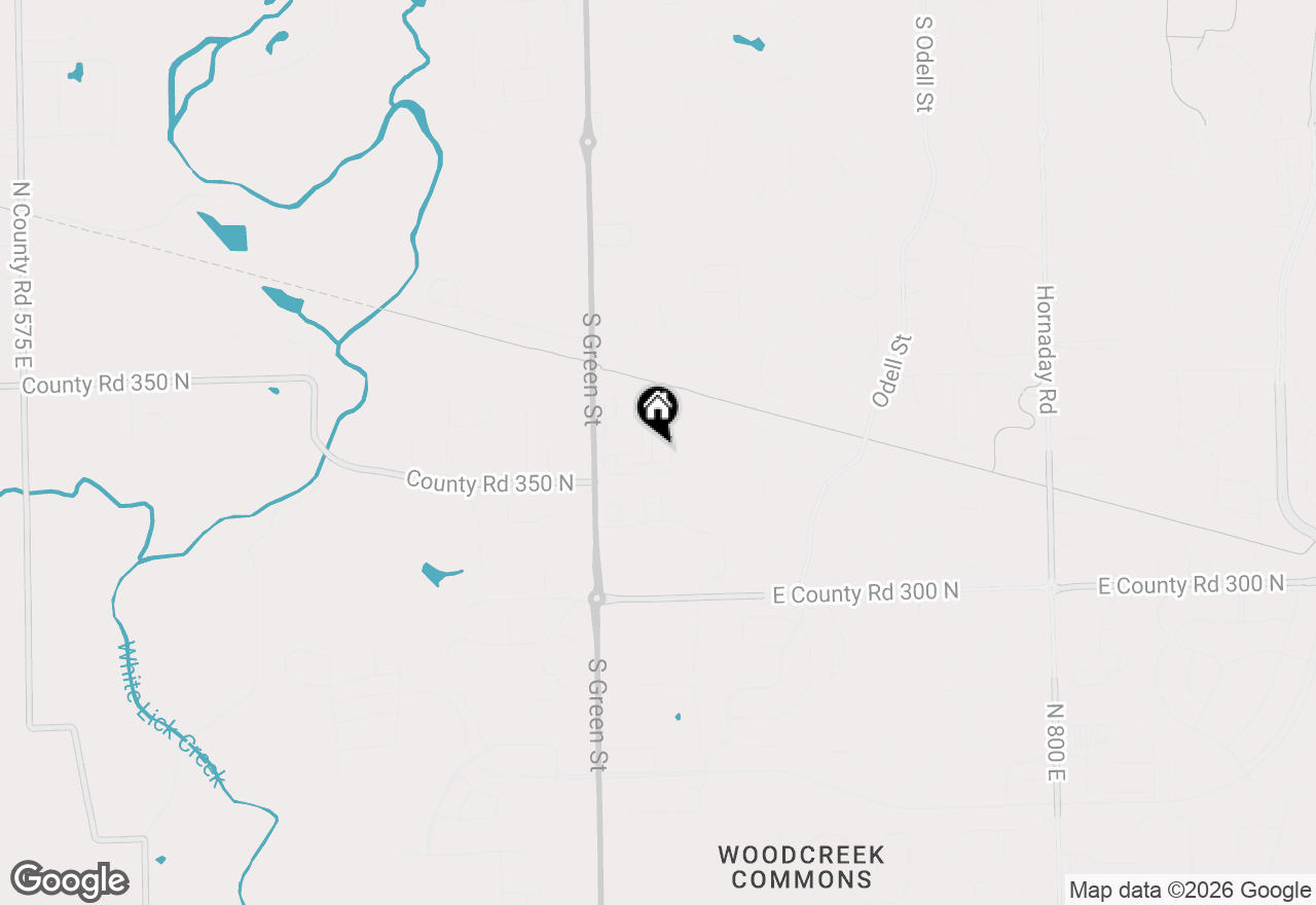 Map of 4486 Yellowwood Avenue, Brownsburg, IN 46112