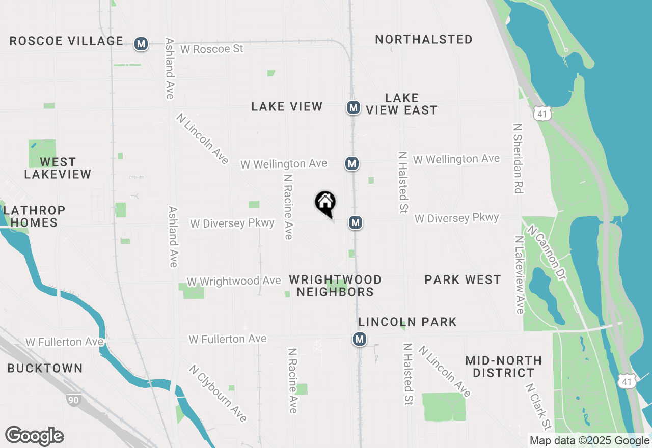 Map of 2763 N Seminary Avenue #504, Chicago, IL 60614