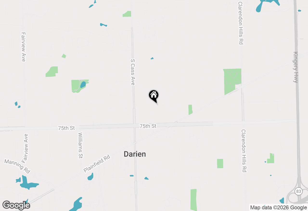 Map of 7319 Darien Lane, Darien, IL 60561
