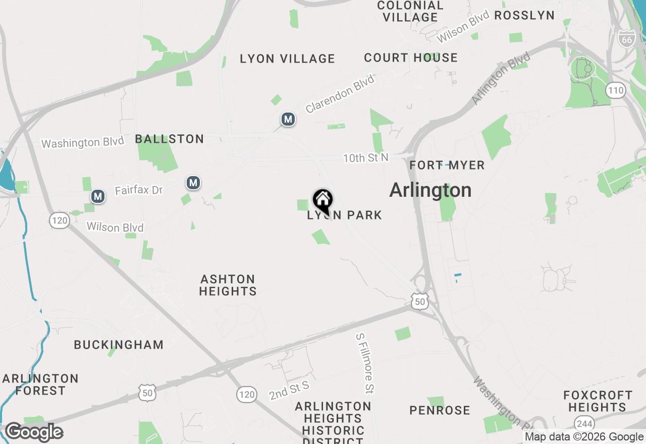 Map of 511 N Fillmore Street, Arlington, VA 22201