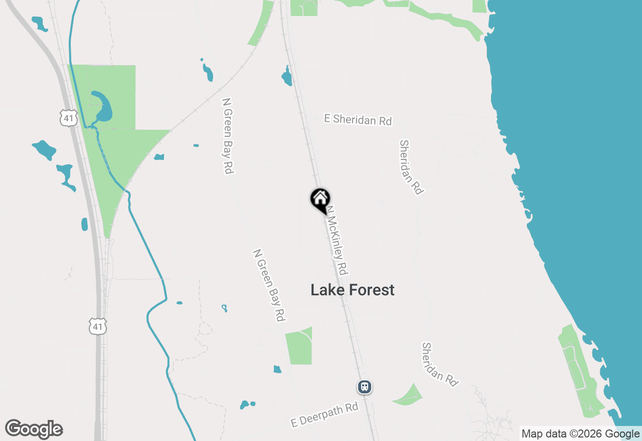 Map of 1301 N Western Avenue #231, Lake Forest, IL 60045