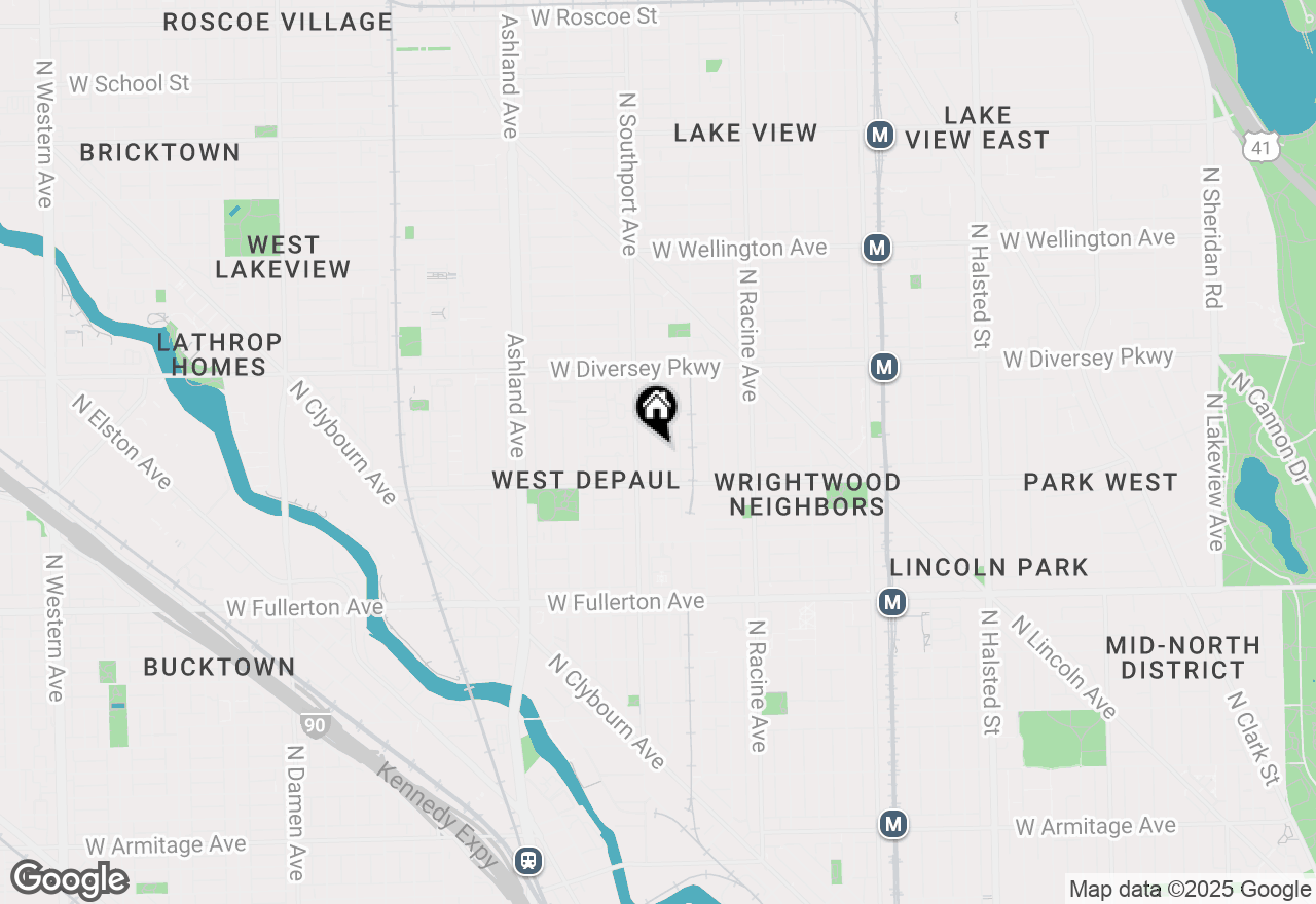 Map of 2632 N Wayne Avenue #2, Chicago, IL 60614