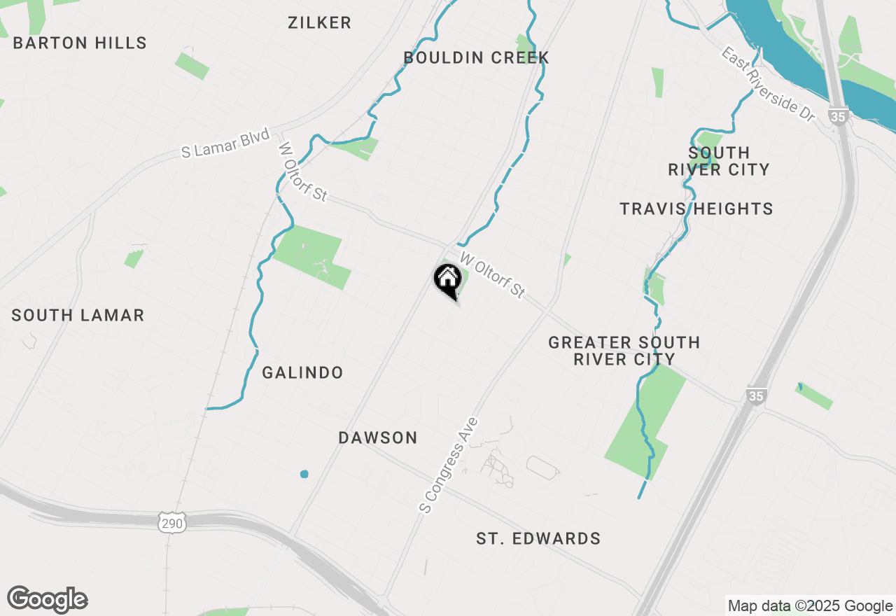 Map of 2526 Durwood St #102, Austin, TX 78704