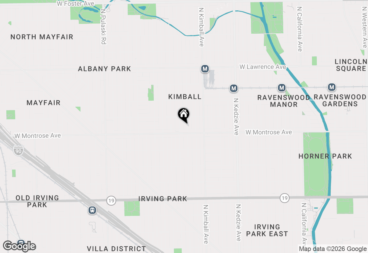 Map of 4414 N Saint Louis Avenue #1A, Chicago, IL 60625