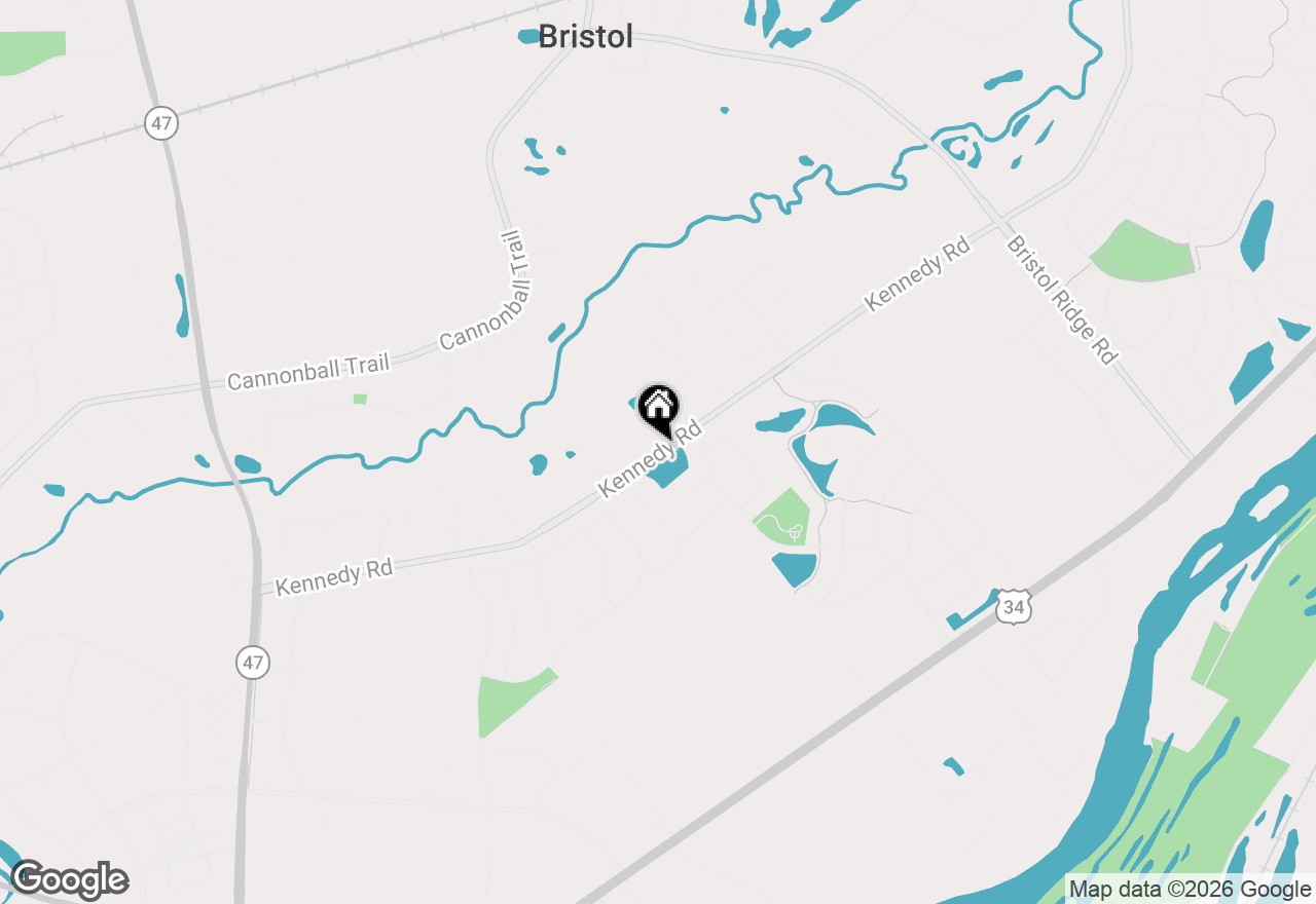 Map of 8877 Kennedy Road, Yorkville, IL 60560